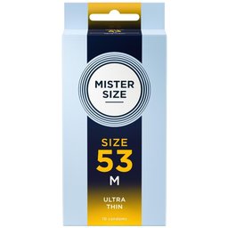 MISTER.SIZE - M Préservatifs Ultra Fins - 10 Pièces