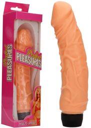 Vibromasseur Large Perfect Pleasure - 22 cm beige