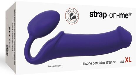 Strap on me dildo Purple XL