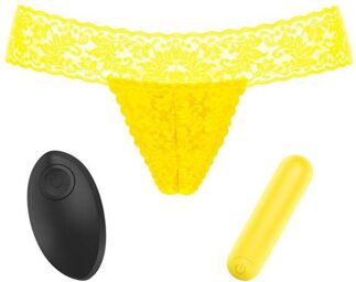 Culotte Vibrante Secret Panty 2 Neon Édition Limitée Jaune