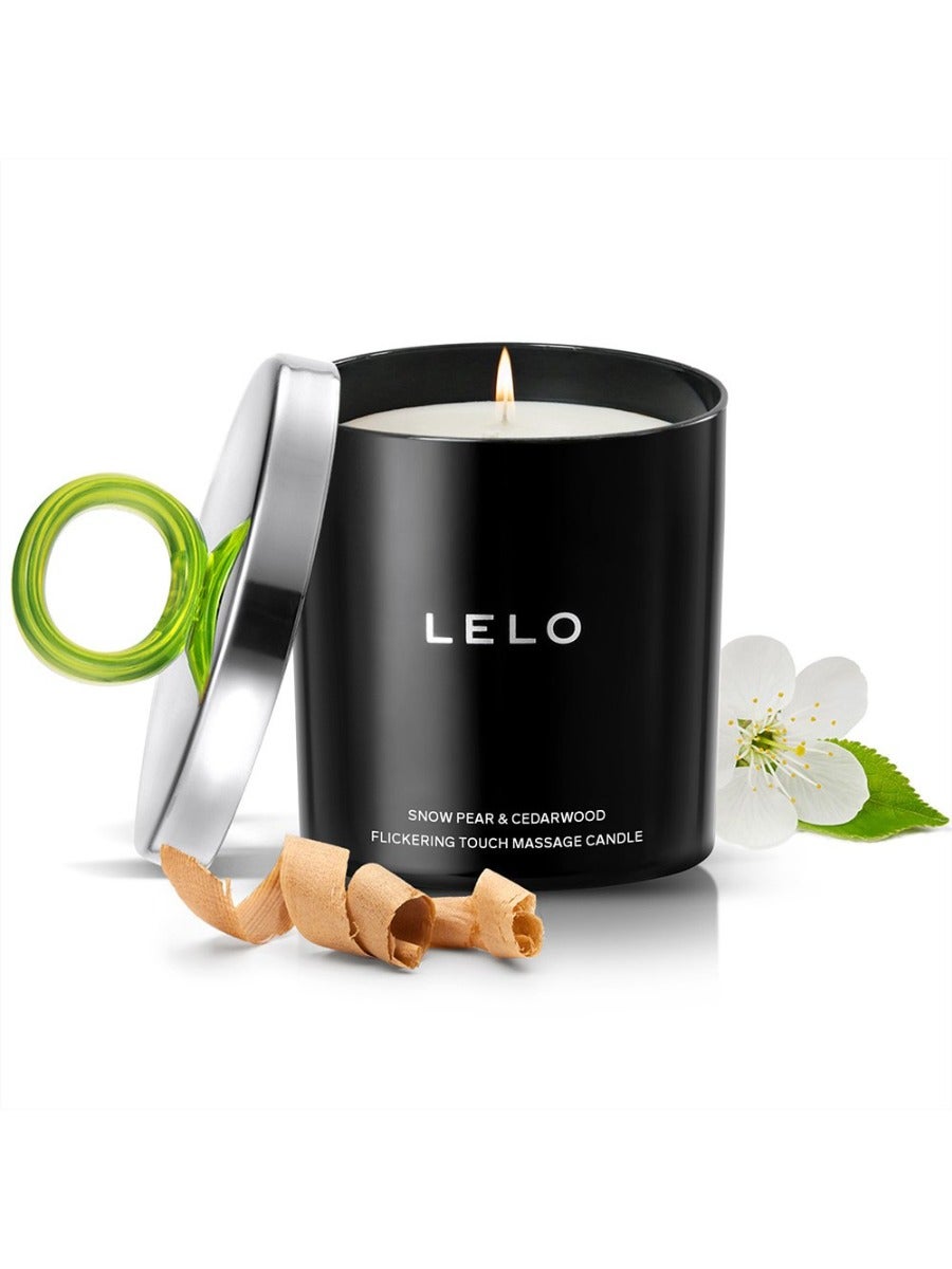 Bougie de massage poire et bois de cèdre Flickering Touch