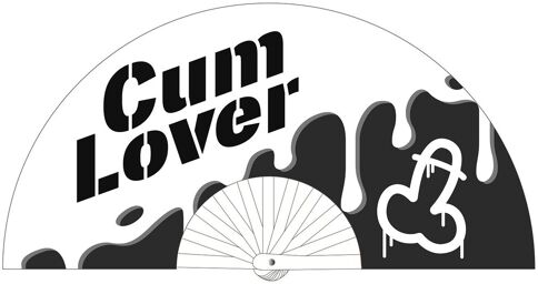 Éventail Cum Lover 64cm
