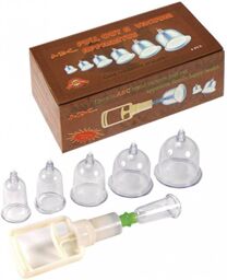 Cupping set complète, avec 6 cups