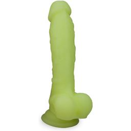 Gode godemichet phosphorescent à ventouse Osvald gode vaginal ou anal homme ou femme - Jaune