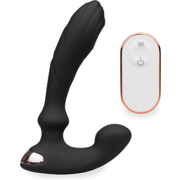 Vibromasseur sex toy homme anal Stimulateur de prostate vibrant télécommandé 9 modes - Noir