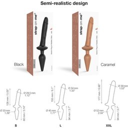 - Switch Plug-in Realistic Dildo Caramel XXL