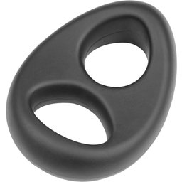 Duo Stretchy Anneau Masculin Double en Silicone