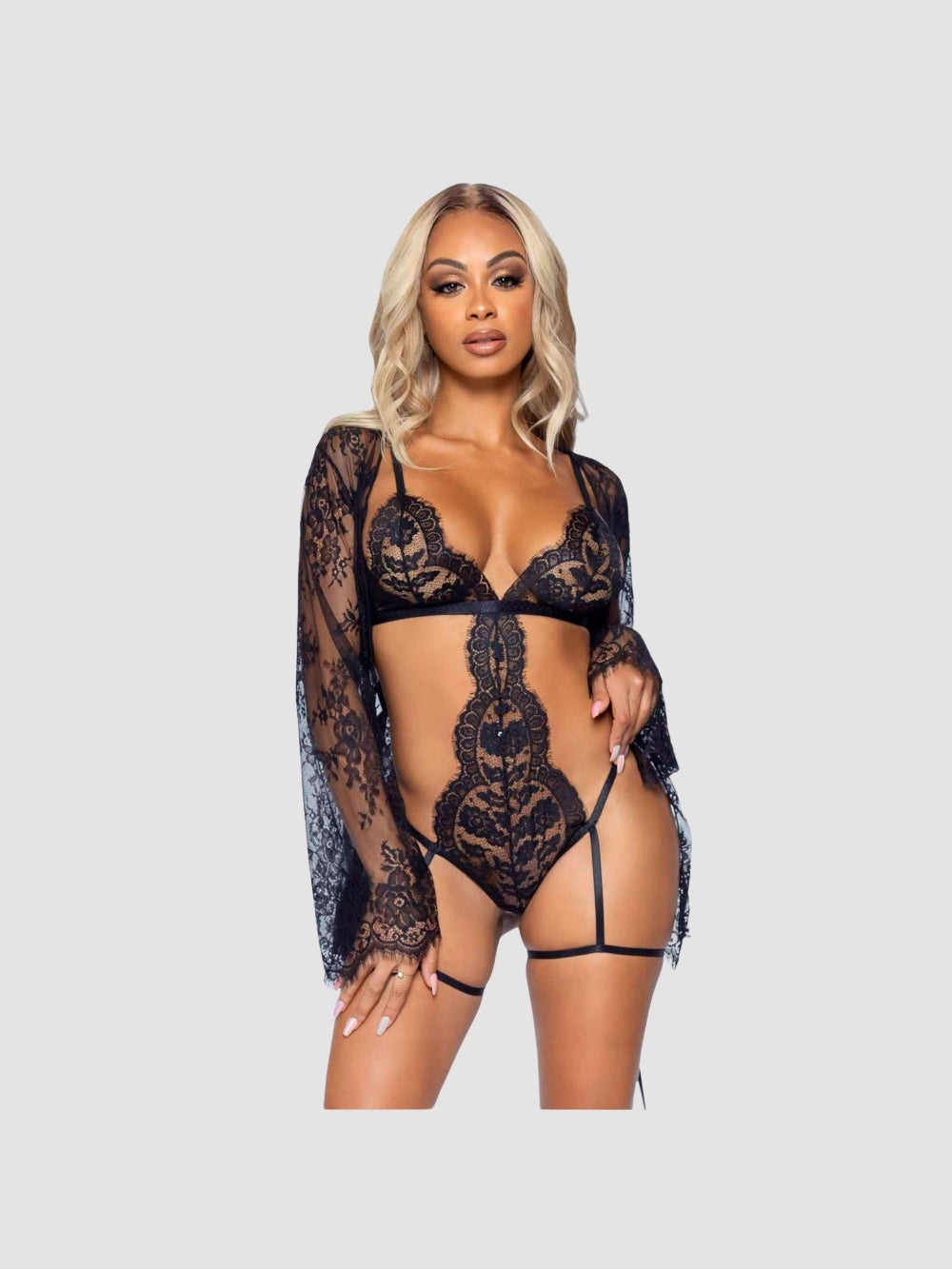 Body & Déshabillé 86123 Dentelle Cils Noirs