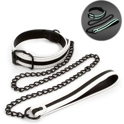 Laisse à Collier Photoluminescent Glo