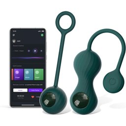 - Vibromasseur intelligent double pour exercices de Kegel avec