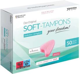 à‰ponges Menstruelles Soft Tampons Mini Boîte de 50 Rose