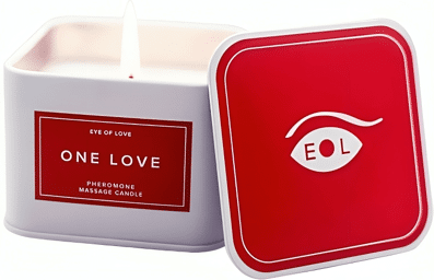 Bougie de Massage Phéromones One Love Femme - 150 ml