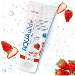 Lubrifiant Eau AQUAglide Fraise 100 ml