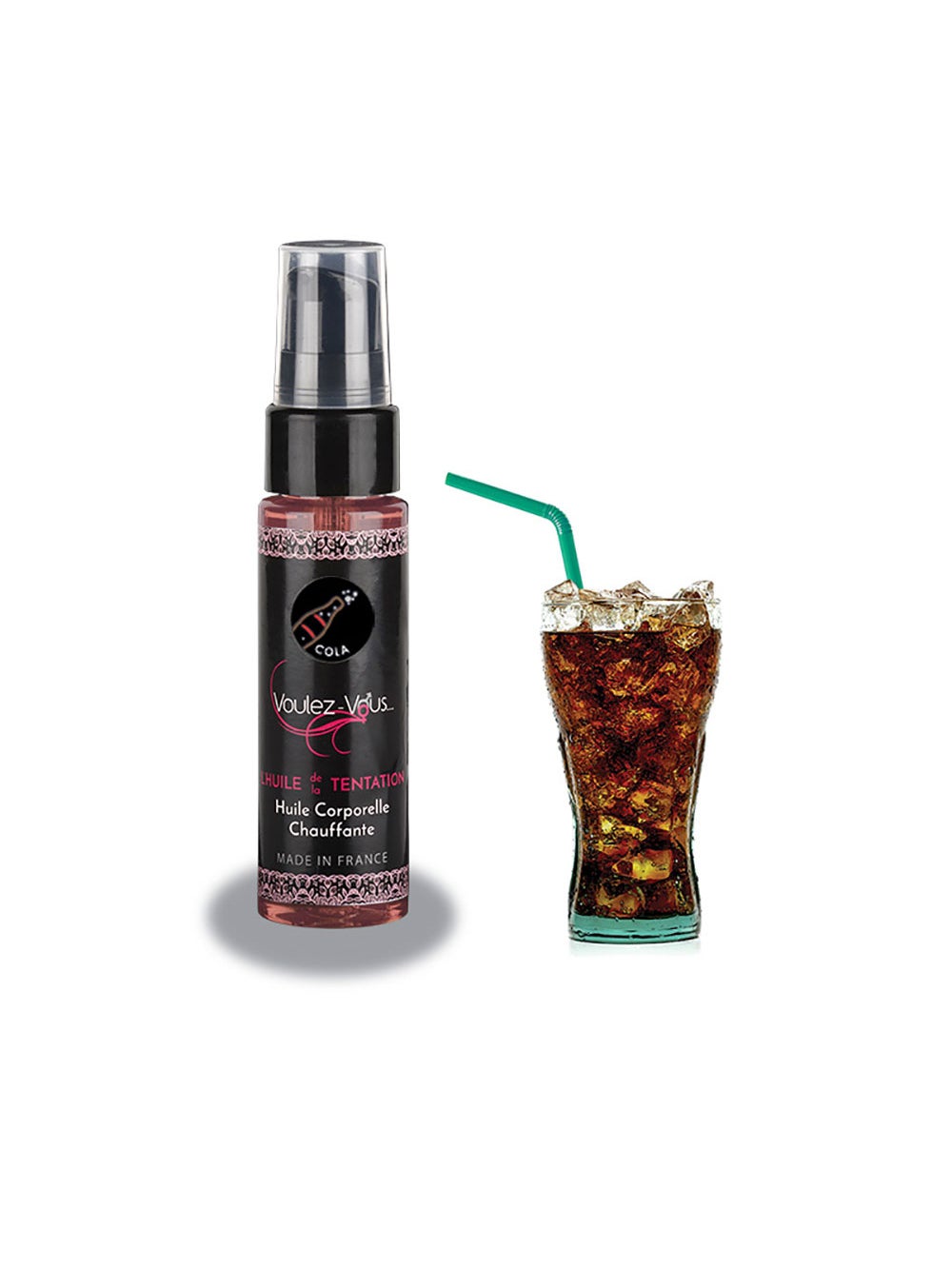 Huile de massage chauffante L'Huile de la Tentation cola 35 ml