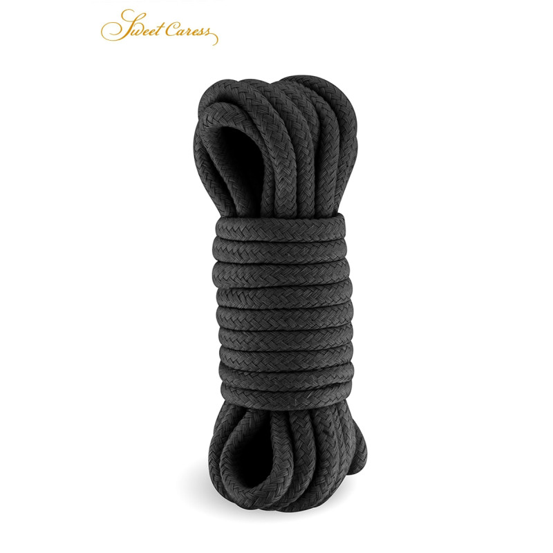 Corde de bondage noire 5m