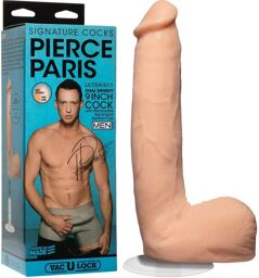 Gode Réaliste Ultraskyn Vac U Lock Pierce Paris beige