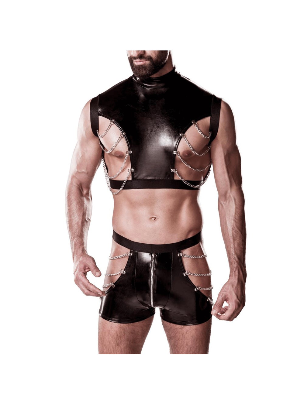 Ensemble 2 Pièces Chaînes 20057 Dominant Noir