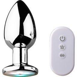 Plug Anal Vibrant en Aluminium avec LED