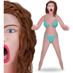 Poupée gonflable vibrante chatain Candice