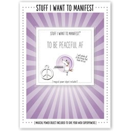 - Manifest Greeting Card - Peaceful AF