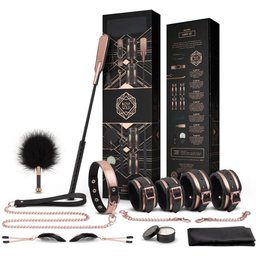 - Ensemble BDSM de 9 pièces - Rose