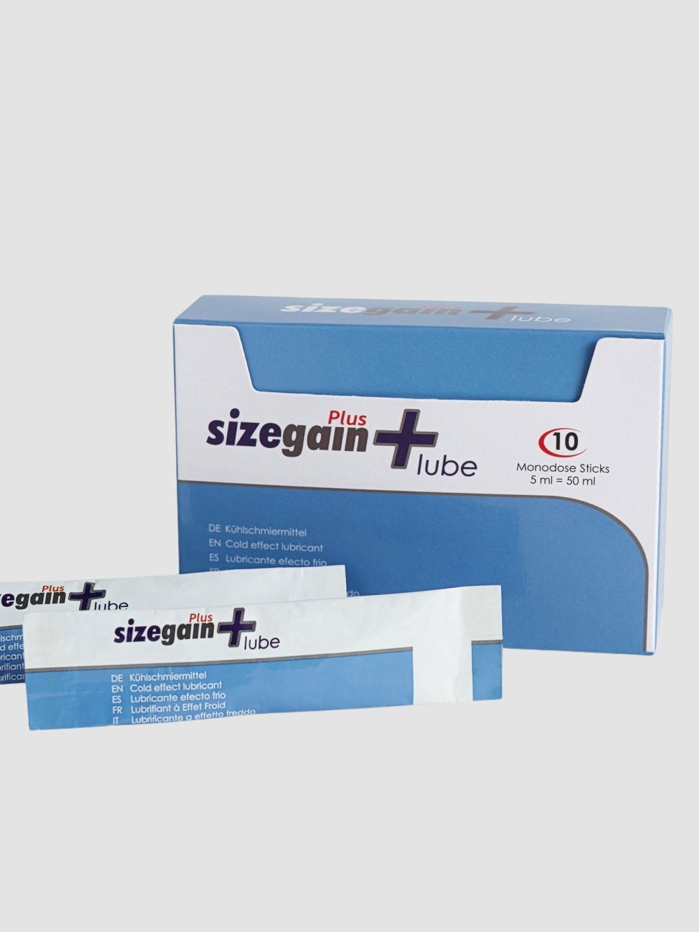 Lubrifiant Effet Froid SizeGain+ 5 ml Boîte de 10