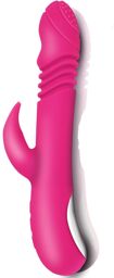 Vibromasseur rabbit va-et-vient chauffant 7 programmes USB