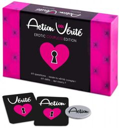 Jeu Coquin Action ou Vérité Édition Couple Rose
