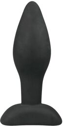 Petit plug anal en silicone noir