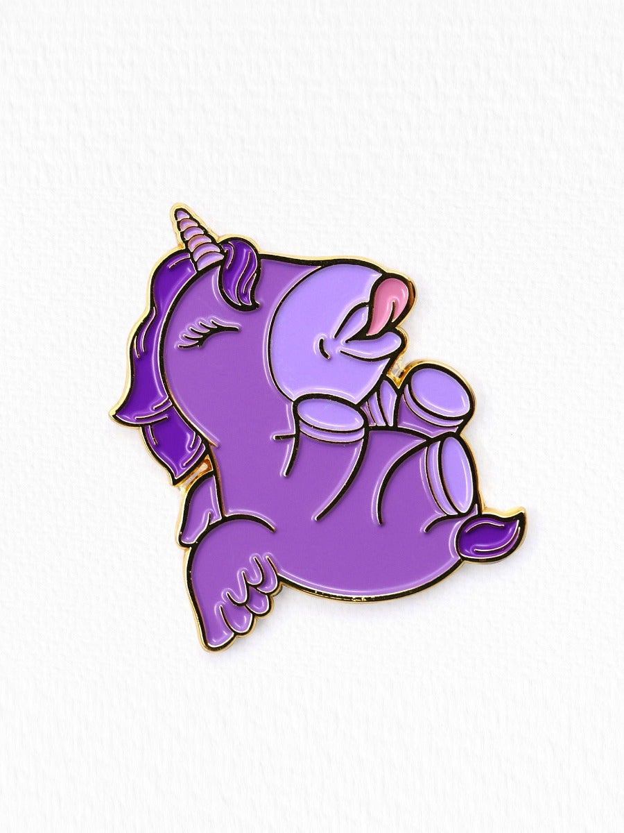 Pin's licorne violet Unipin Karma Lilac