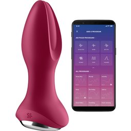 Rotator Plug 2+ Plug Anal Vibrant Rotatif 13,2 cm