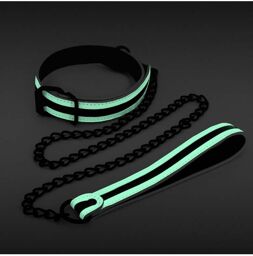 Collier & Laisse GLO In The Dark Bondage Phosphorescent