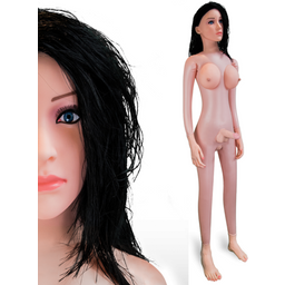 Poupée gonflable transexuelle seins vagin pénis anus Andréa