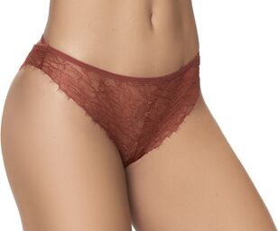 Mapalé String dentelle terracotta - MAL112TER Terracotta