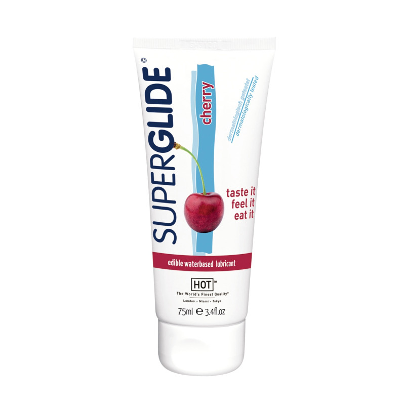 Lubrifiant Comestible SuperGlide cerise