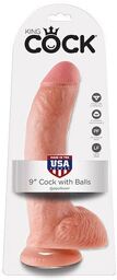Gode Ventouse Testicules Chair- 23 cm Ø 4,8 cm 9