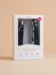 Gode ​​à double extrémité noir 40 cm