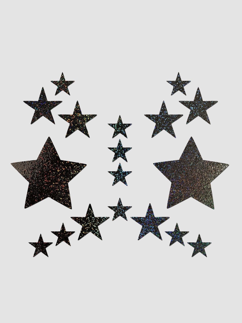 Kit Body Art Glitter Étoile Noire