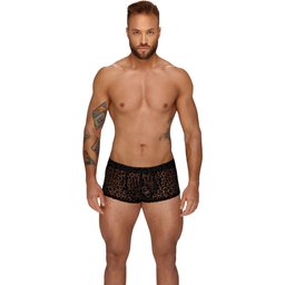 Boxer en Maille Léopard Homme