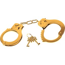 Menottes Métal Fetish Fantasy Gold