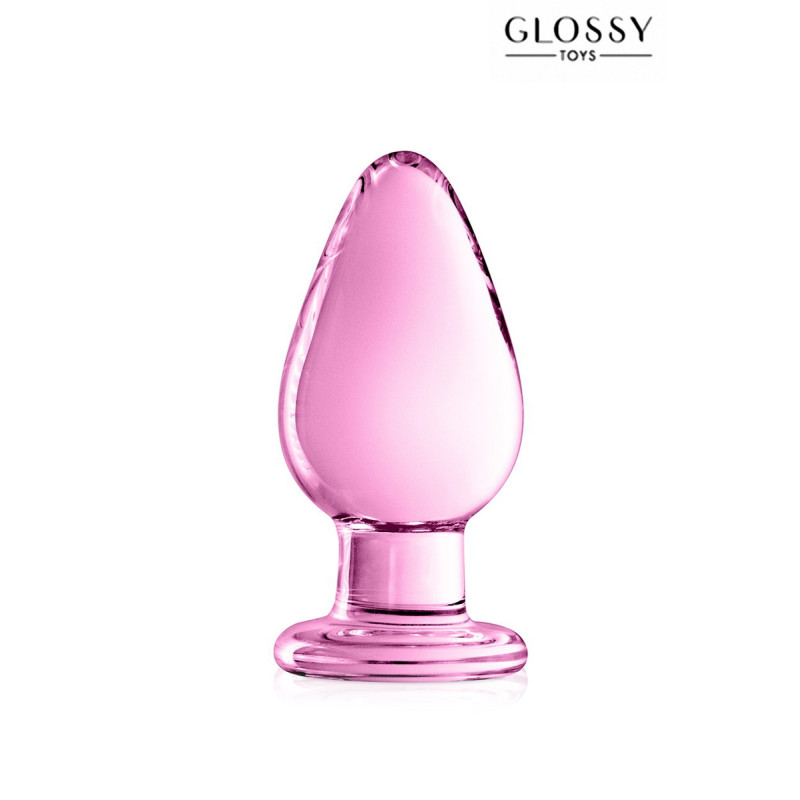 Plug anal verre n° 25 Pink