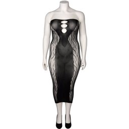 Edda Robe Tube Longue Noire