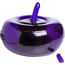 Sit-and-Ride Siège Gonflable avec Gode Vibrant