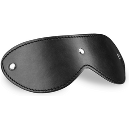 Masque loup cuir noir et rivets