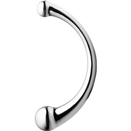 Gode Stimulateur Point G&P en Acier Inoxydable 24 cm