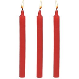 XR Brands - Fire Sticks Bougies à Gouttes Fétichistes - Rouge