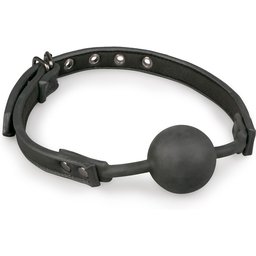 Easytoys Fetish - Bâillon avec balle en silicone - Noir