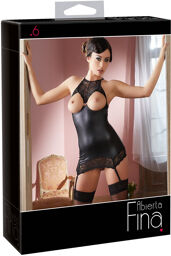 Robe Lingerie Élégante Noir
