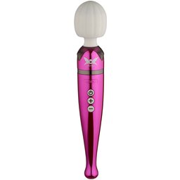 Deluxe Chrome Puissant et Rechargeable Magic Wand