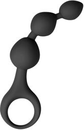 Gode ​​anal en silicone noir